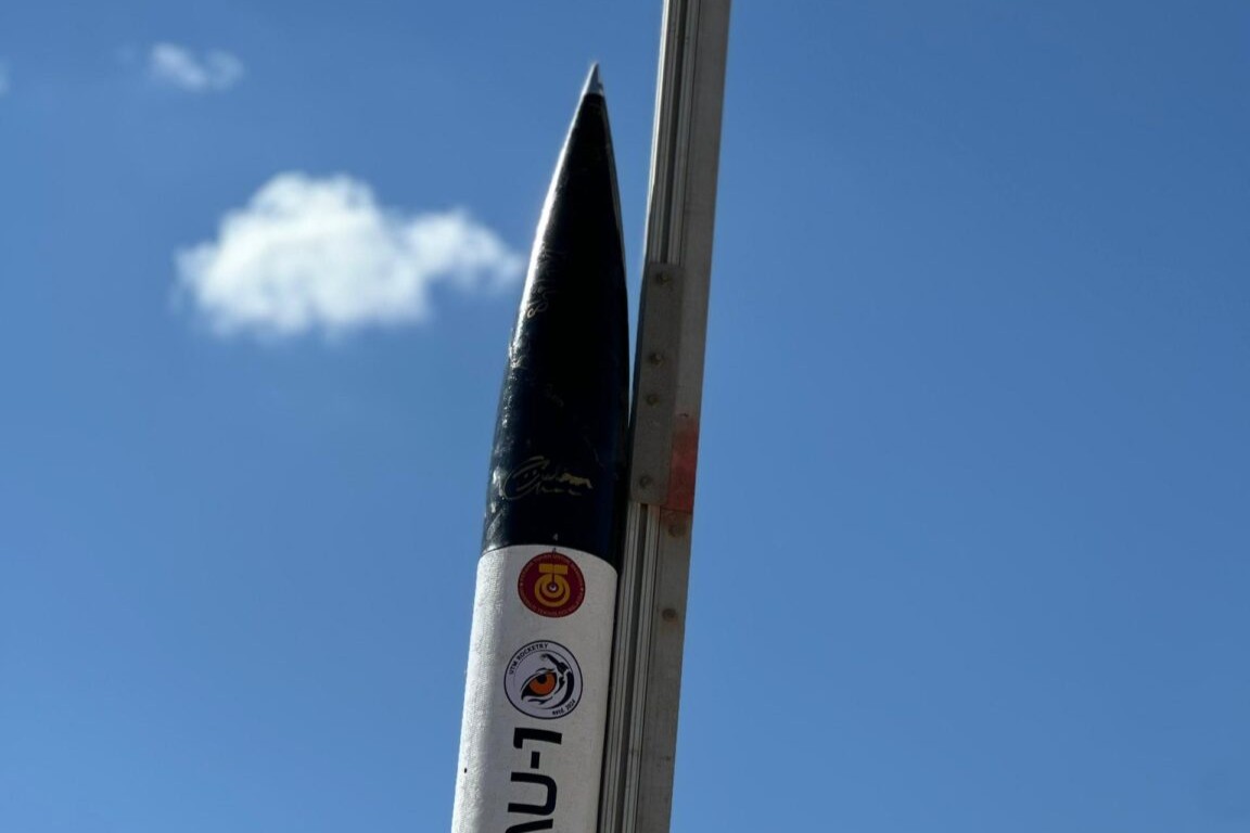 RIMAU-1 ready at rocket launch site in conjunction with IREC 2025